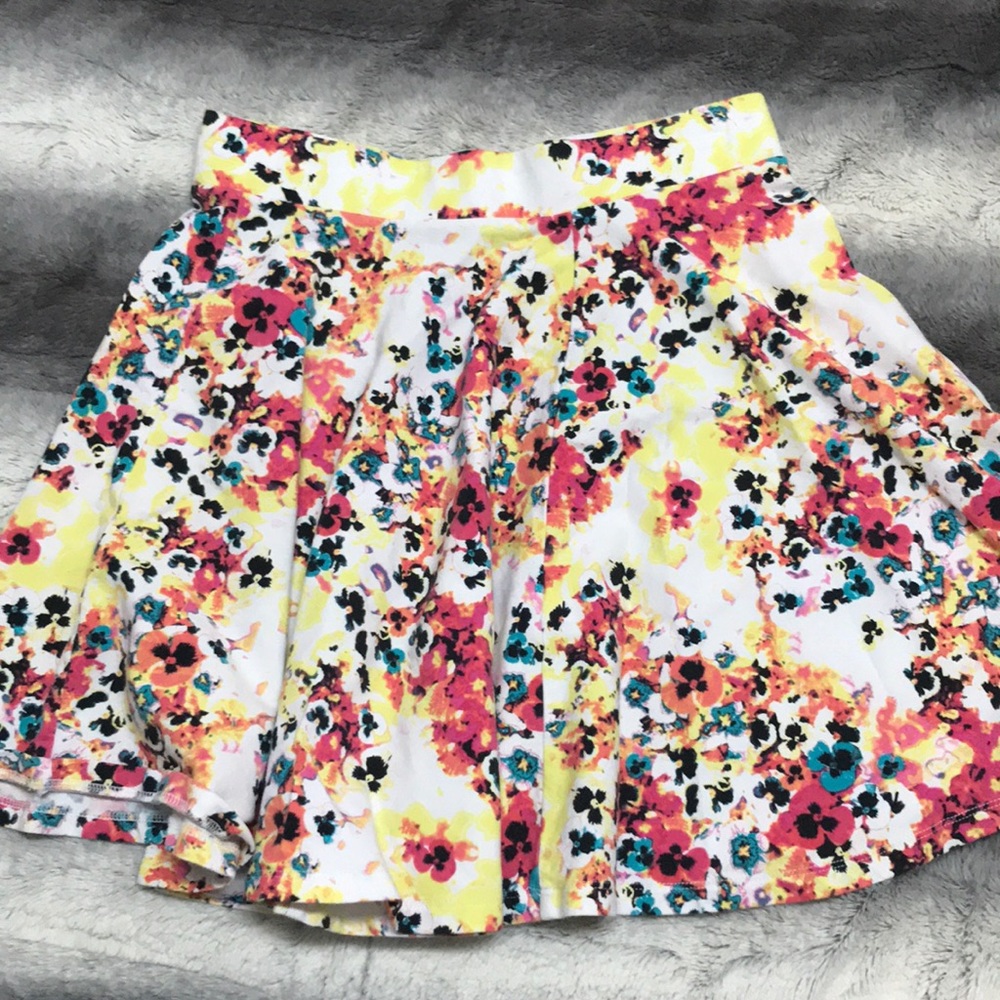 Floral skater skirt